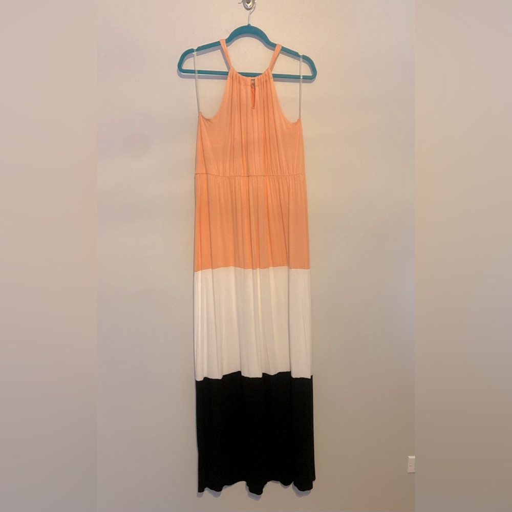 Maternity Pink Blush Long Knit Dress Size XL